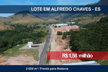 Lote/Terreno à venda, 2034m² no Loteamento Araponga, Alfredo Chaves