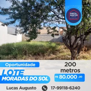 Lote/Terreno à venda, 200m² no Residencial Morada do Sol, São José do Rio Preto