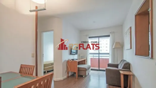 Flat com 2 Quartos para alugar, 48m² no Cidade Monções, São Paulo