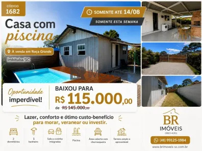 Casa com 2 Quartos à venda, 55m² no Roça Grande, Imbituba
