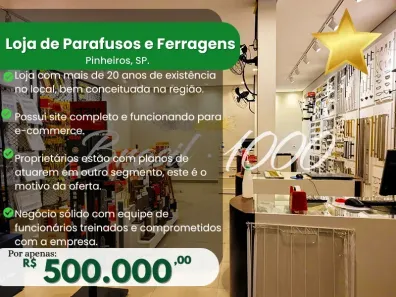Ponto Comercial à venda, 100m² no Pinheiros, São Paulo