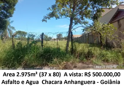 Lote/Terreno à venda, 2975m² no Chácaras Anhanguera, Goiânia