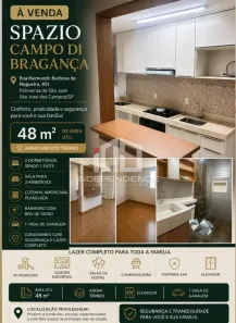 Apartamento com 2 Quartos à venda, 48m² no Palmeiras de São José, São José dos Campos