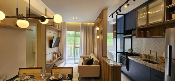 Apartamento com 2 Quartos à venda, 43m² no Caguassu, Sorocaba