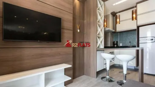 Apartamento com 1 Quarto para alugar, 33m² no Santo Amaro, São Paulo