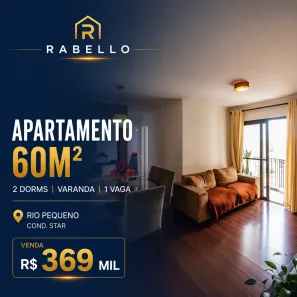 Apartamento com 2 Quartos à venda, 60m² no Vila Polopoli, São Paulo