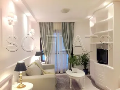 Flat com 1 Quarto para alugar, 38m² no Indianópolis, São Paulo