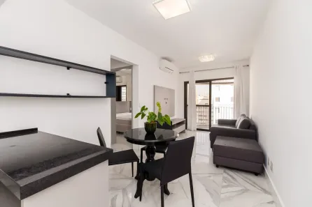 Apartamento com 1 Quarto para alugar, 48m² no Itaim Bibi, São Paulo