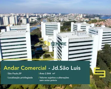 Imóvel Comercial para alugar, 2844m² no Jardim São Luís, São Paulo