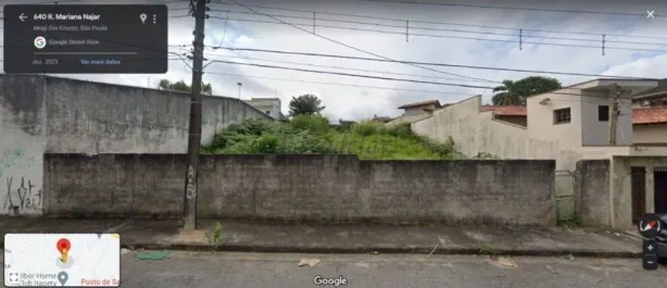Lote/Terreno à venda, 627m² no Vila Nova Socorro, Mogi das Cruzes
