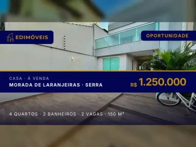 Casa com 4 Quartos à venda, 150m² no Morada de Laranjeiras, Serra