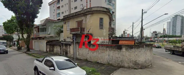Lote/Terreno para alugar, 268m² no Campo Grande, Santos