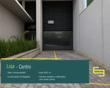 Ponto Comercial para alugar, 465m² no Centro, Belo Horizonte