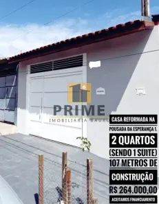Casa com 2 Quartos à venda, 126m² no Pousada da Esperança I, Bauru