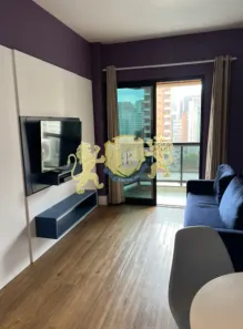 Flat com 1 Quarto para alugar, 40m² no Itaim Bibi, São Paulo