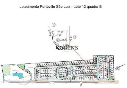 Lote/Terreno à venda, 328m² no Betel, Paulínia