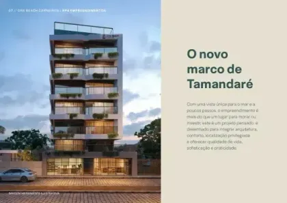 Apartamento com 1 Quarto à venda, 32m² no Tamandaré, Tamandaré