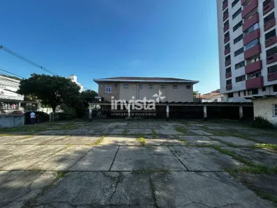 para alugar, 600m² no Embaré, Santos