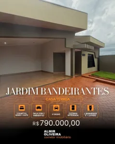 Casa com 3 Quartos à venda, 208m² no Jardim Alto dos Bandeirantes, Sertãozinho