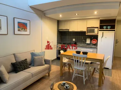 Flat com 1 Quarto para alugar, 50m² no Moema, São Paulo