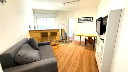 Flat com 1 Quarto para alugar, 45m² no Pinheiros, São Paulo