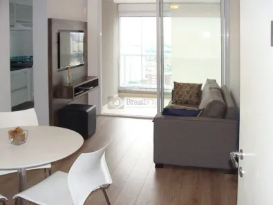 Apartamento com 1 Quarto para venda ou aluguel, 45m² no Brooklin Paulista, São Paulo