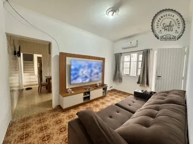 Casa com 2 Quartos para alugar, 130m² no Boqueirão, Praia Grande