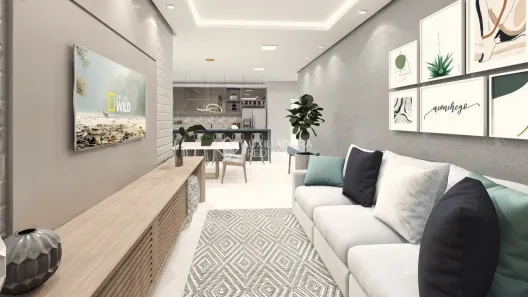 Apartamento com 2 Quartos à venda, 83m² no Ocian, Praia Grande
