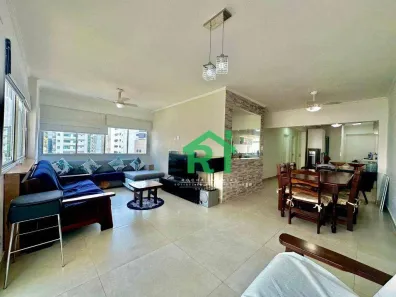 Apartamento com 3 Quartos para venda ou aluguel, 130m² no Pitangueiras, Guarujá