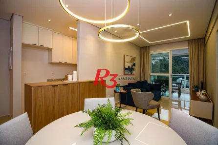 Apartamento com 2 Quartos à venda, 76m² no José Menino, Santos