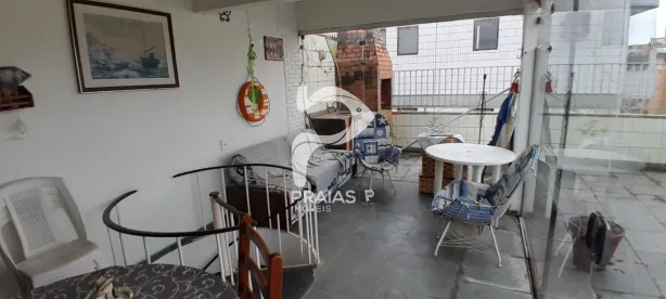 Cobertura com 3 Quartos à venda, 188m² no Mar e Céu, Guarujá