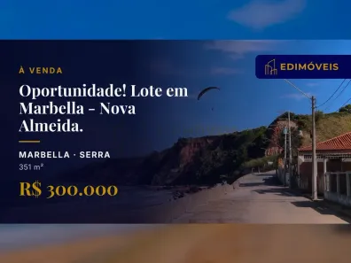 Lote/Terreno à venda, 351m² no Marbella, Serra