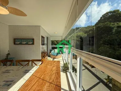 Apartamento com 3 Quartos para alugar, 115m² no Barra Funda, Guarujá