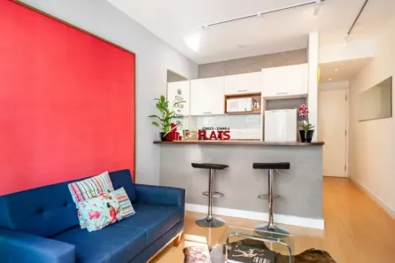 Flat com 1 Quarto à venda, 44m² no Indianópolis, São Paulo
