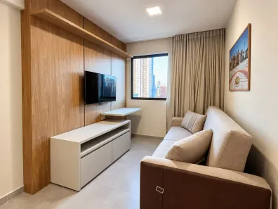 Apartamento com 1 Quarto para alugar, 33m² no Boa Viagem, Recife