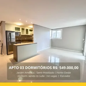 Apartamento com 3 Quartos à venda, 89m² no Jardim América, Caxias do Sul