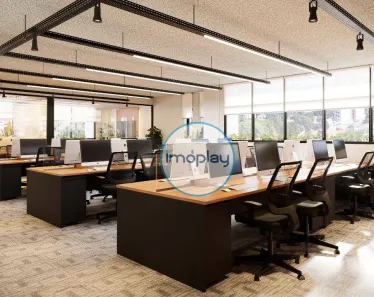 Sala Comercial para alugar, 98m² no Cidade Monções, São Paulo