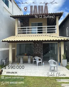 Sobrado com 3 Quartos à venda, 270m² no Jauá (Abrantes), Camaçari