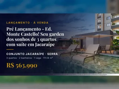 Apartamento com 3 Quartos à venda, 111m² no Conjunto Jacaraípe, Serra