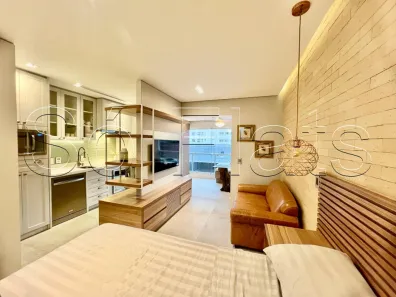 Flat com 1 Quarto para alugar, 37m² no Indianópolis, São Paulo