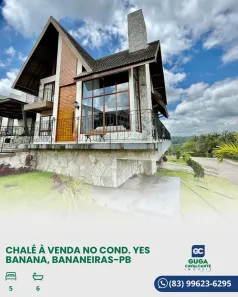Casa de Condomínio com 5 Quartos à venda, 350m² no , Bananeiras