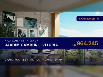 Apartamento com 2 Quartos à venda, 64m² no Jardim Camburi, Vitória