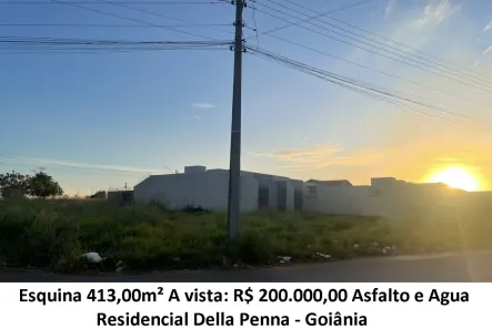 Lote/Terreno à venda, 413m² no Residencial Della Penna, Goiânia