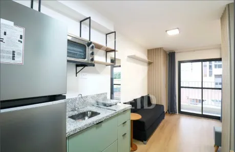 Flat com 1 Quarto à venda, 26m² no Santo Amaro, São Paulo