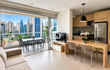 Apartamento com 1 Quarto para alugar, 70m² no Vila Nova Conceição, São Paulo