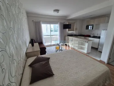 Apartamento com 1 Quarto para alugar, 46m² no Santo Amaro, São Paulo