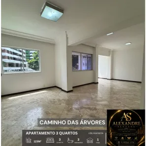 Apartamento com 3 Quartos à venda, 123m² no Caminho das Árvores, Salvador
