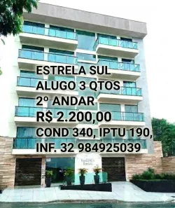Apartamento com 3 Quartos para alugar, 120m² no Estrela Sul, Juiz de Fora