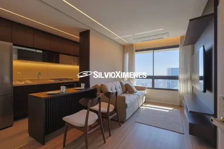 Apartamento com 1 Quarto para alugar, 43m² no Vila da Serra, Nova Lima