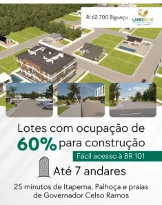 Lote/Terreno à venda, 360m² no Guaporanga, Biguaçu